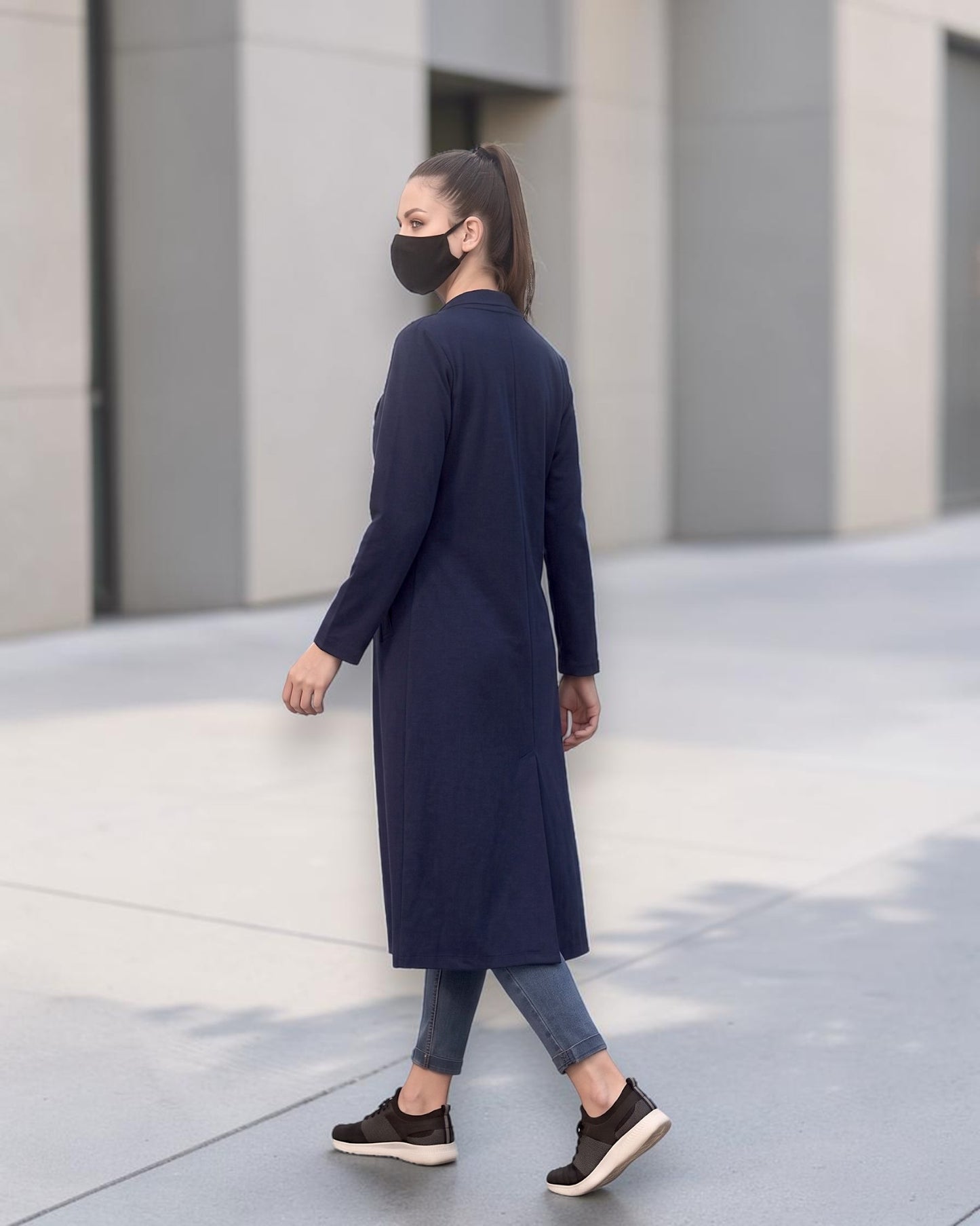 Longline Blazer for girls with Pockets | blazer-for-girls