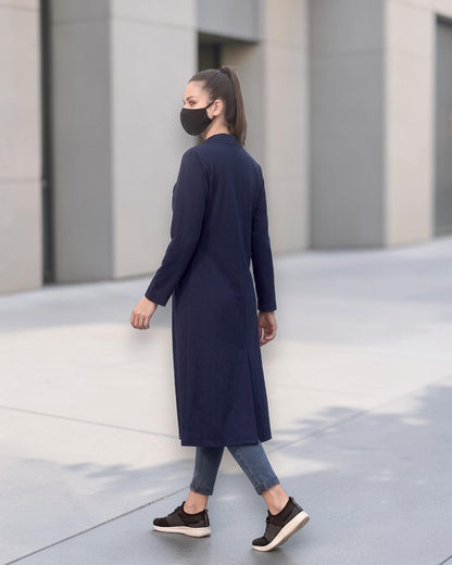 Longline Blazer for girls with Pockets | blazer-for-girls