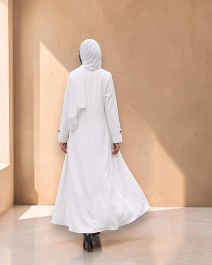 Abaya style coat without Lining | Free Matching Hijab