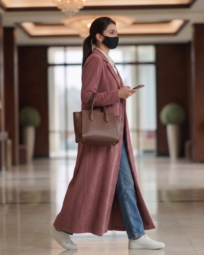 Classic Corduroy Workwear Long Coat
