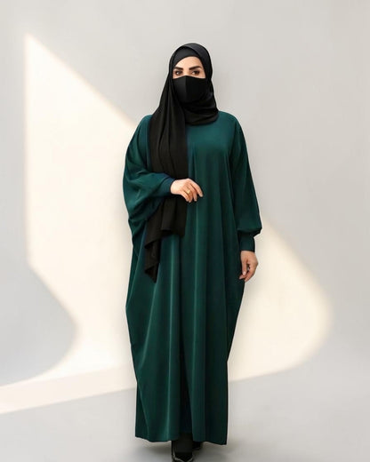 Green Kaftan Daily Wear Abaya