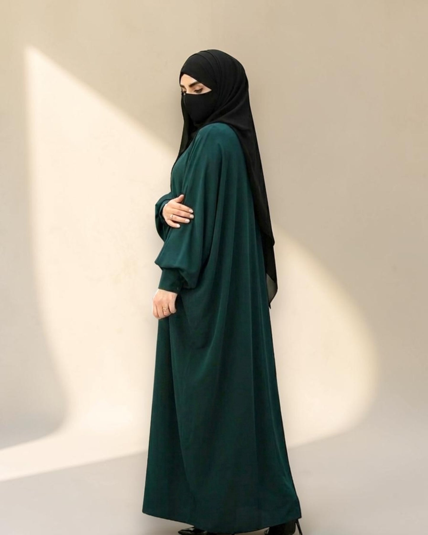 Green Kaftan Daily Wear Abaya