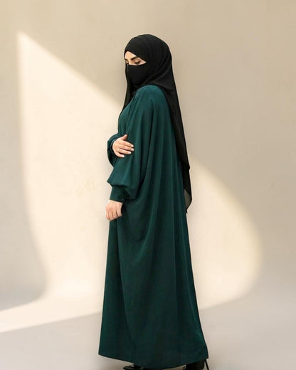 Green Kaftan Daily Wear Abaya