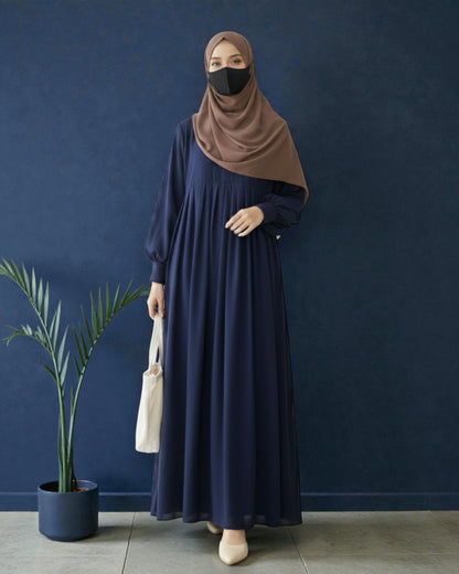 Turkish Style Abaya with Concealed Zipper