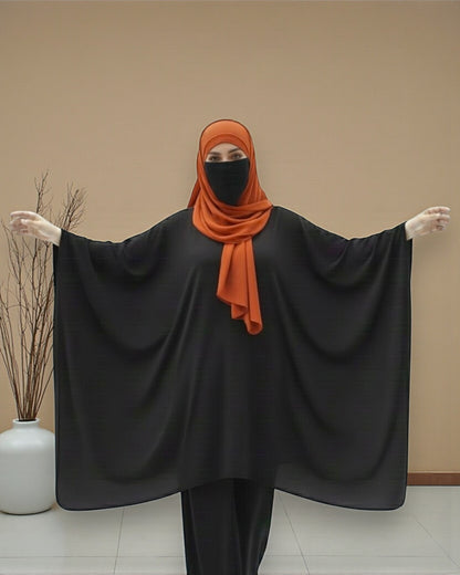 Kaftan Co-Ord Set in Premium Firdaus Fabric with Stole Hijab