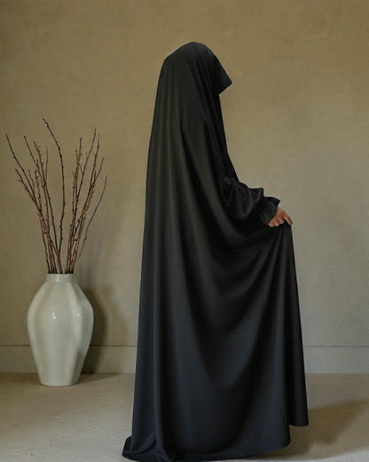 Graceful Saudi Jilbab Abaya in Premium Seltos Fabric