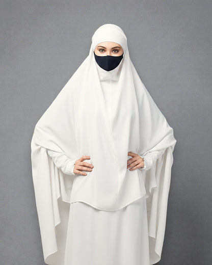 Khimar-Long Prayer Hijab With Mouth-Piece