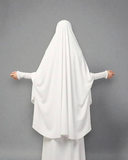 Khimar-Long Prayer Hijab With Mouth-Piece