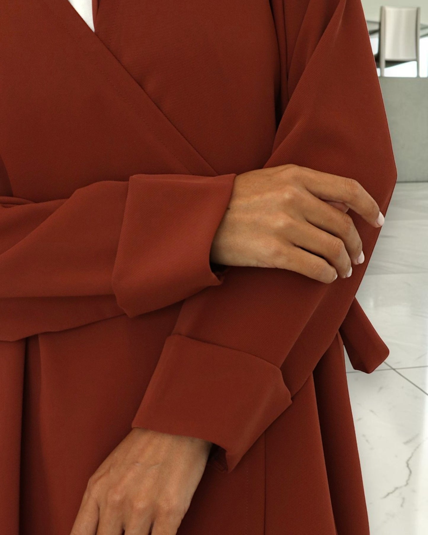 Angrakha Abaya with Side Tie