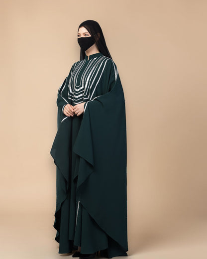 Fancy Irani Kaftan with Silver Gota Patti