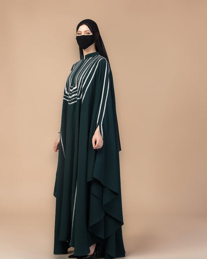 Fancy Irani Kaftan with Silver Gota Patti