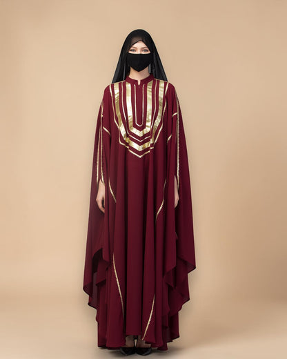 Fancy Irani Kaftan with GoldenGota Patti