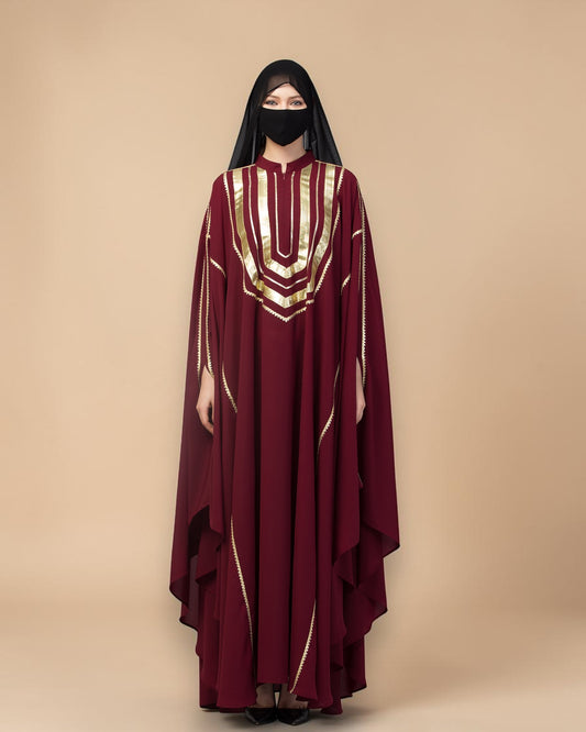 Fancy Irani Kaftan with GoldenGota Patti