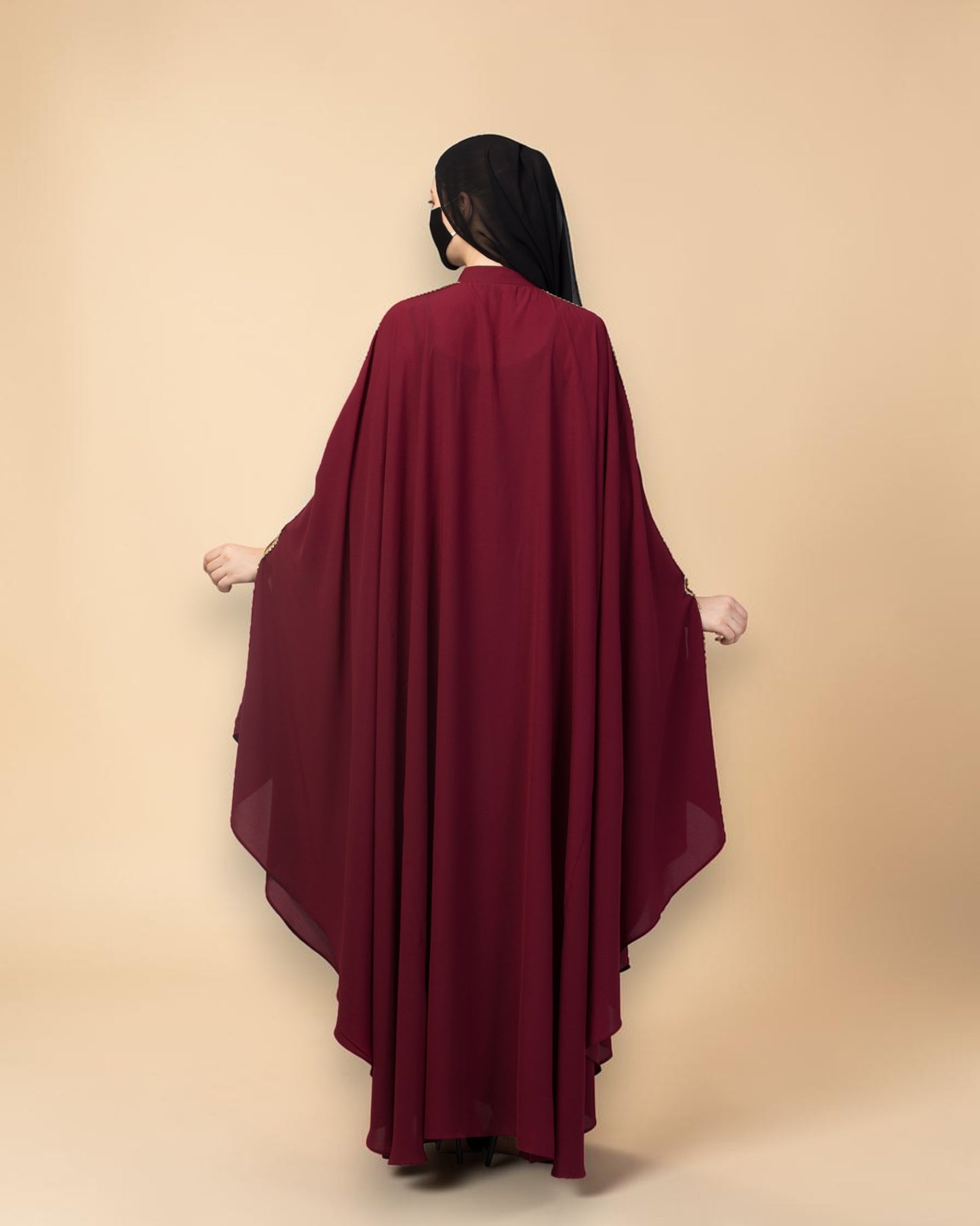 Fancy Irani Kaftan with GoldenGota Patti