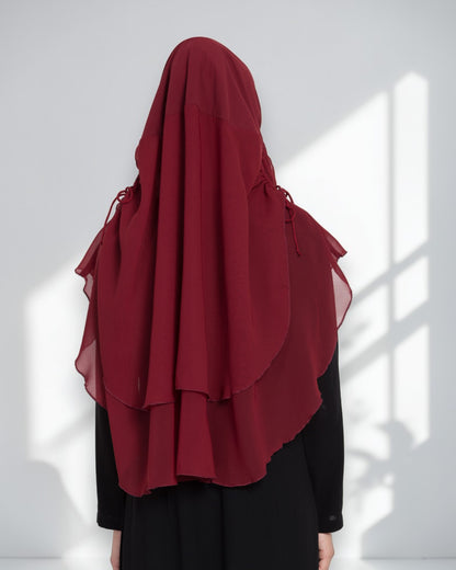 Khimar-Ready to Wear- Instant Hijab With Adjustable Ribbons