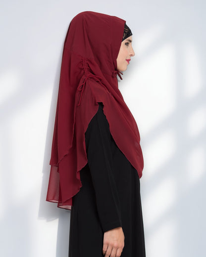 Khimar-Ready to Wear- Instant Hijab With Adjustable Ribbons