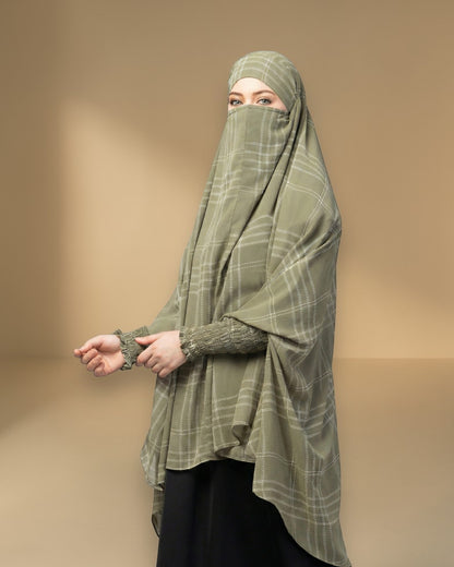 Full Size Georgette Khimar With Lining