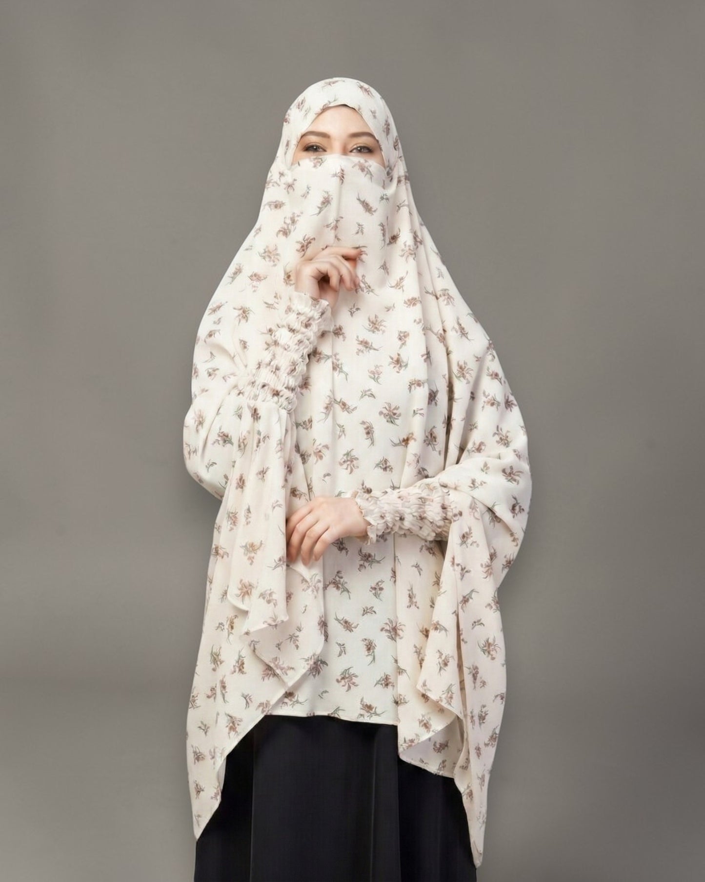 Full Size Georgette Khimar With Lining
