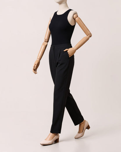 Women’s Formal Trousers with Elasticated Back Waist