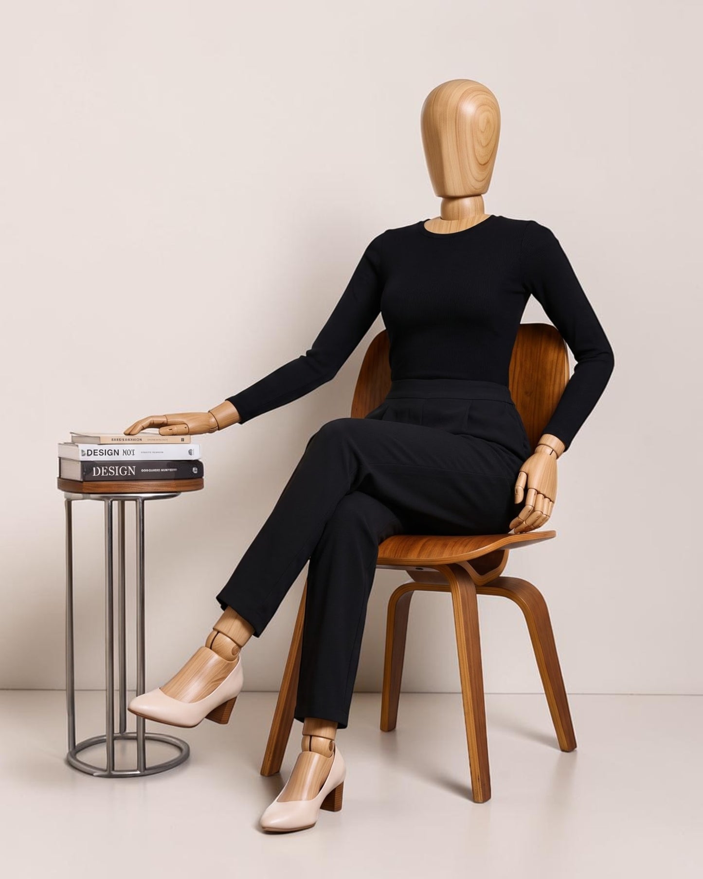 Women’s Formal Trousers with Elasticated Back Waist