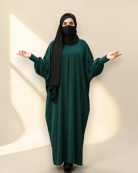 Green Kaftan Daily Wear Abaya