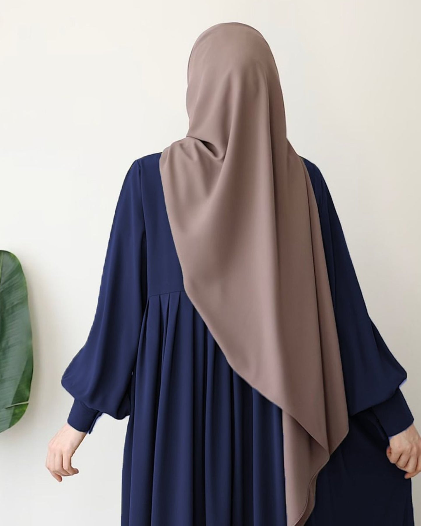 Turkish Style Abaya with Concealed Zipper