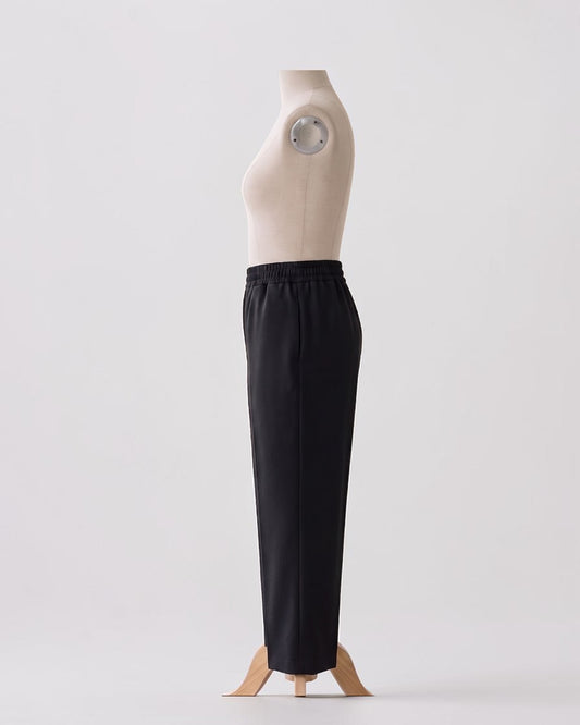 Women’s Trousers with Elasticated Waistband | Black