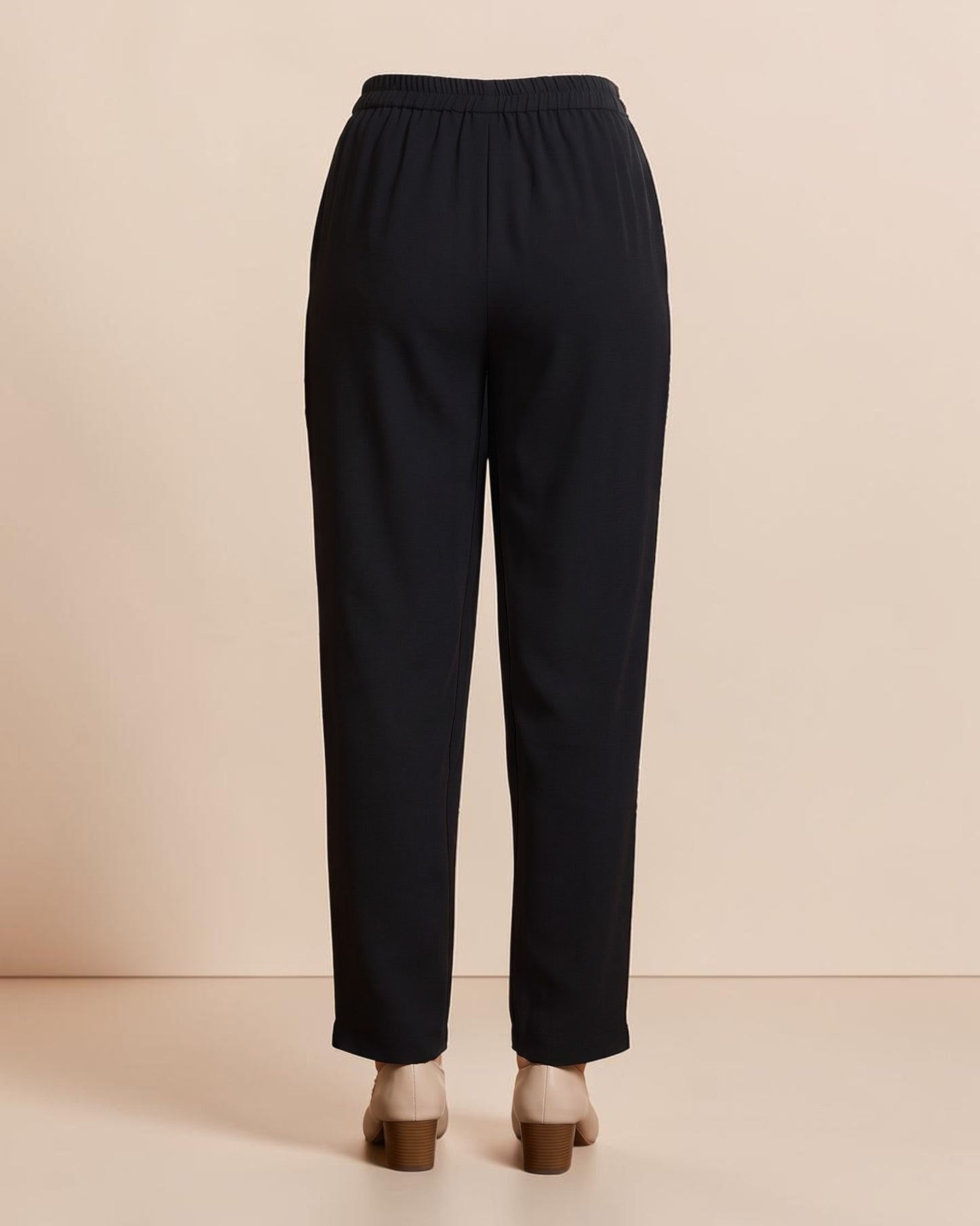 Women’s Formal Trousers with Elasticated Back Waist