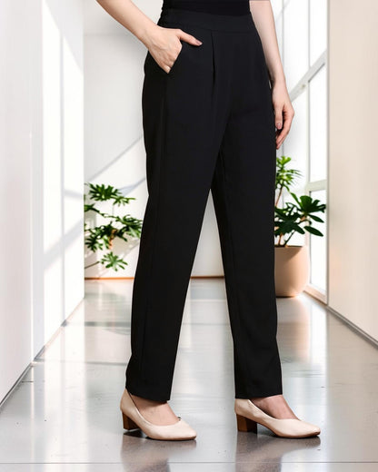 Women’s Formal Trousers with Elasticated Back Waist