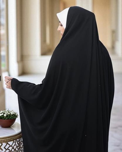 Black Firdaus Irani Chadar Ð Simple Full Coverage