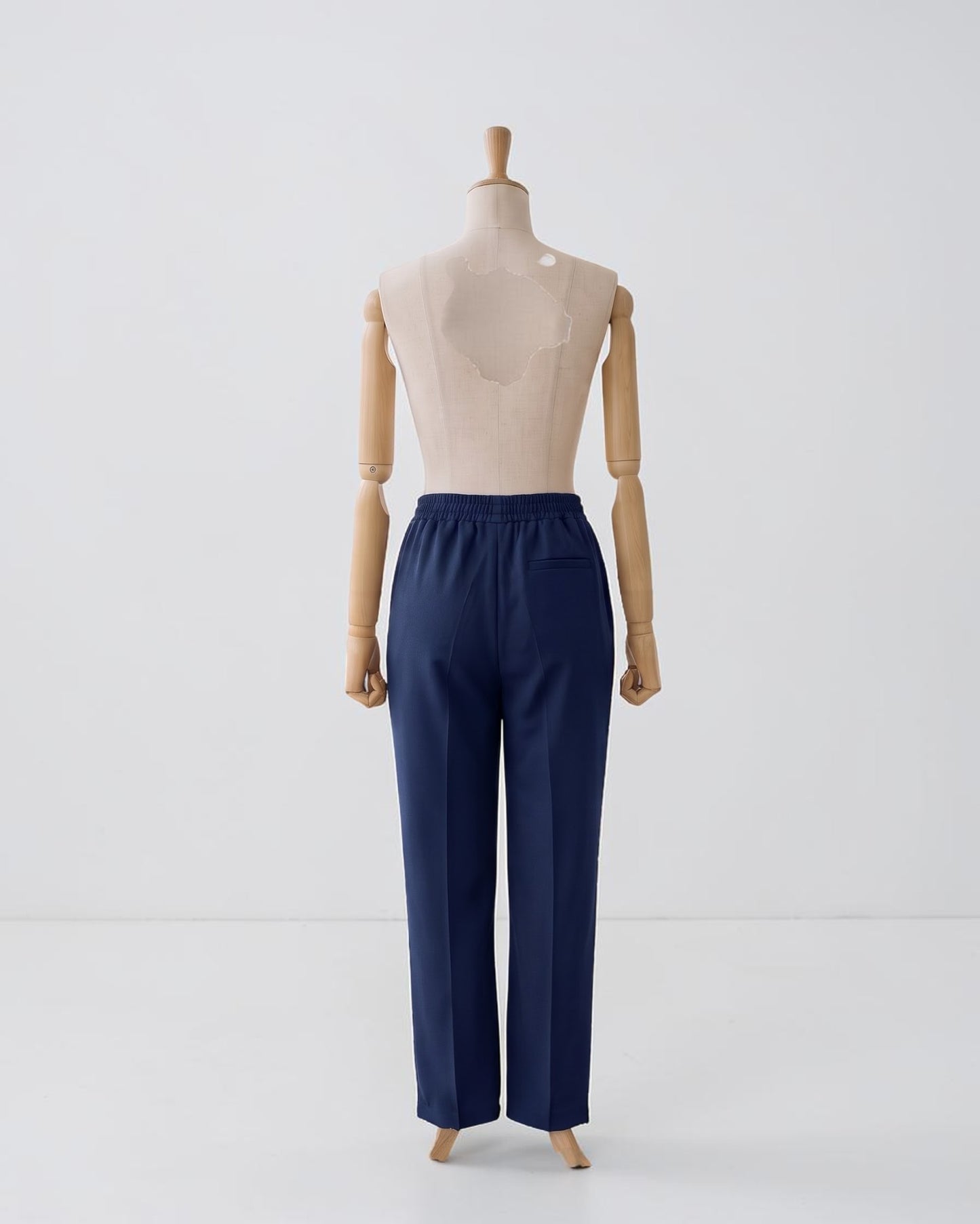 Women’s Trousers with Elasticated Waistband | Navy Blue