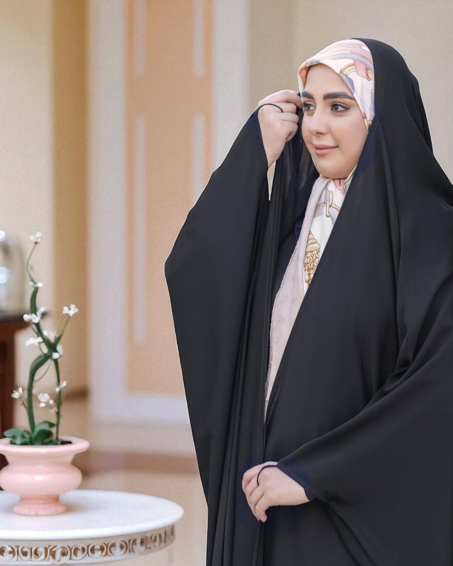 Black Firdaus Irani Chadar Ð Simple Full Coverage