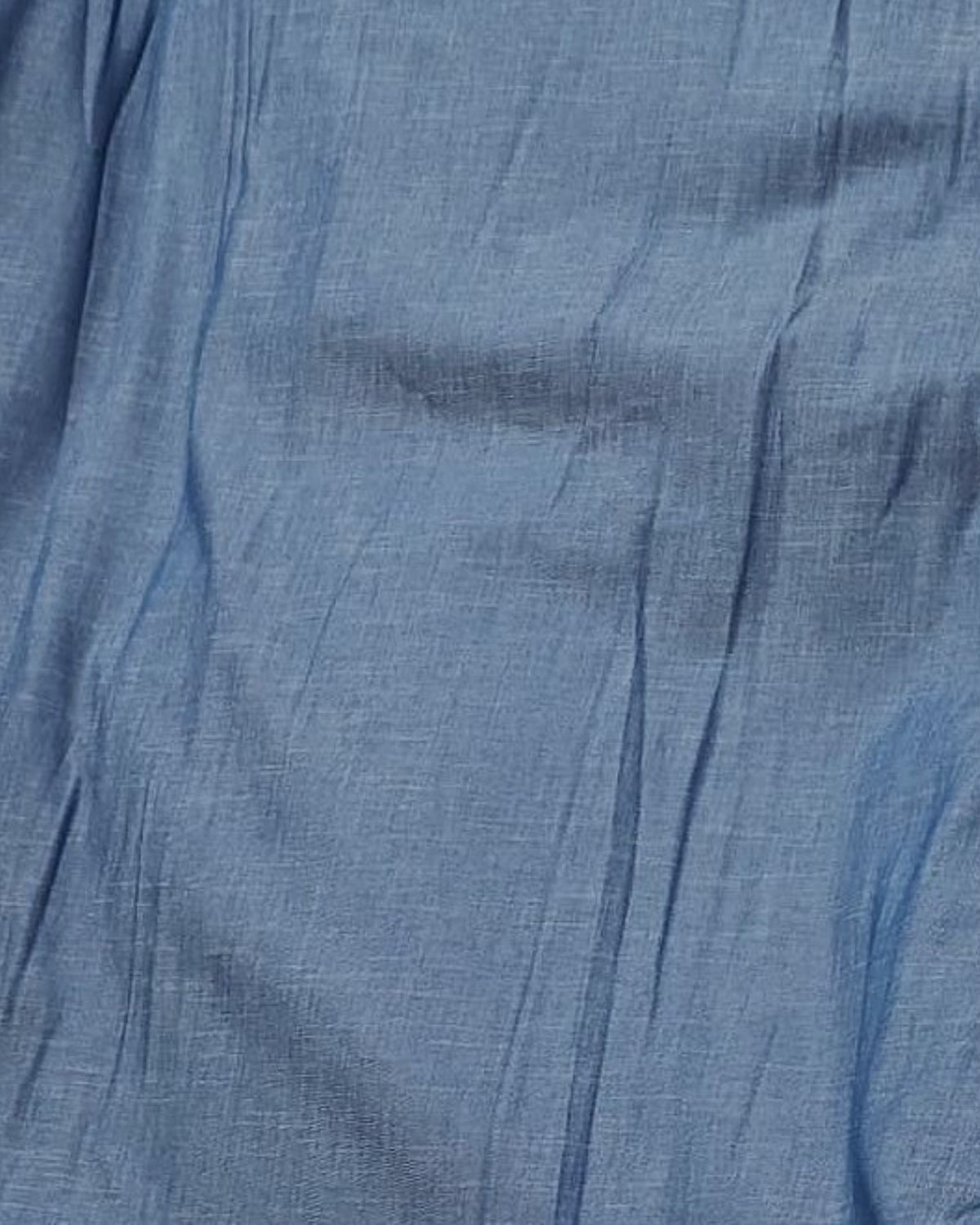 Tailored Denim Coat Abaya with Blazer Collar