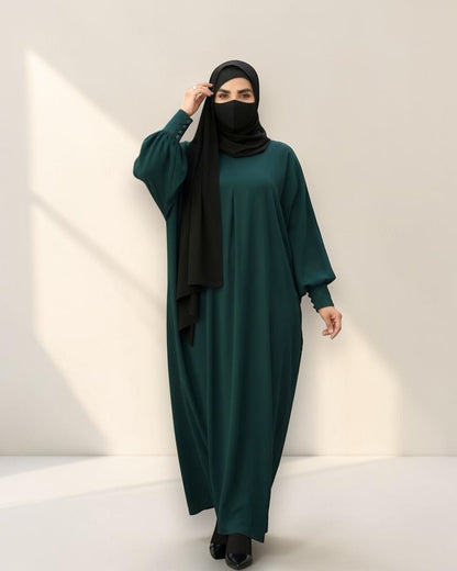 Green Kaftan Daily Wear Abaya