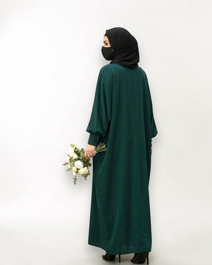 Green Kaftan Daily Wear Abaya