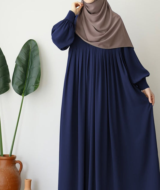 Turkish Style Abaya with Concealed Zipper