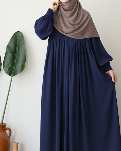 Turkish Style Abaya with Concealed Zipper