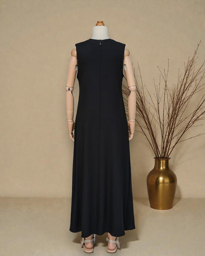 Open Abaya Shrug with Hijab & Optional Inner | Brown