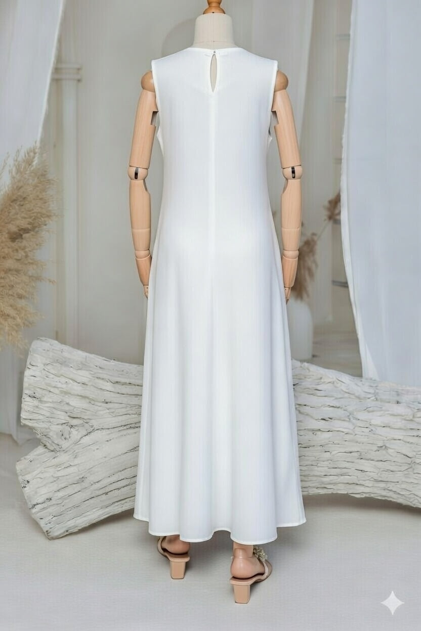 Premium Open Abaya Set for Women with Inner Dress and Matching Hijab