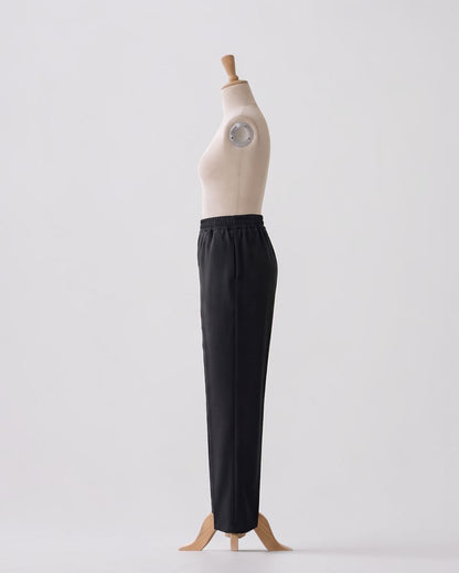 Women’s Trousers with Elasticated Waistband | Black