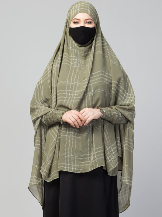 Full Size Georgette Khimar With Lining