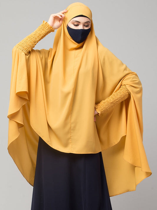 Khimar-Long Prayer Hijab With Mouth-Piece