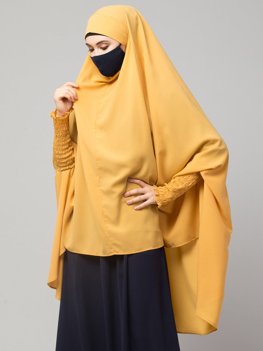 Khimar-Long Prayer Hijab With Mouth-Piece
