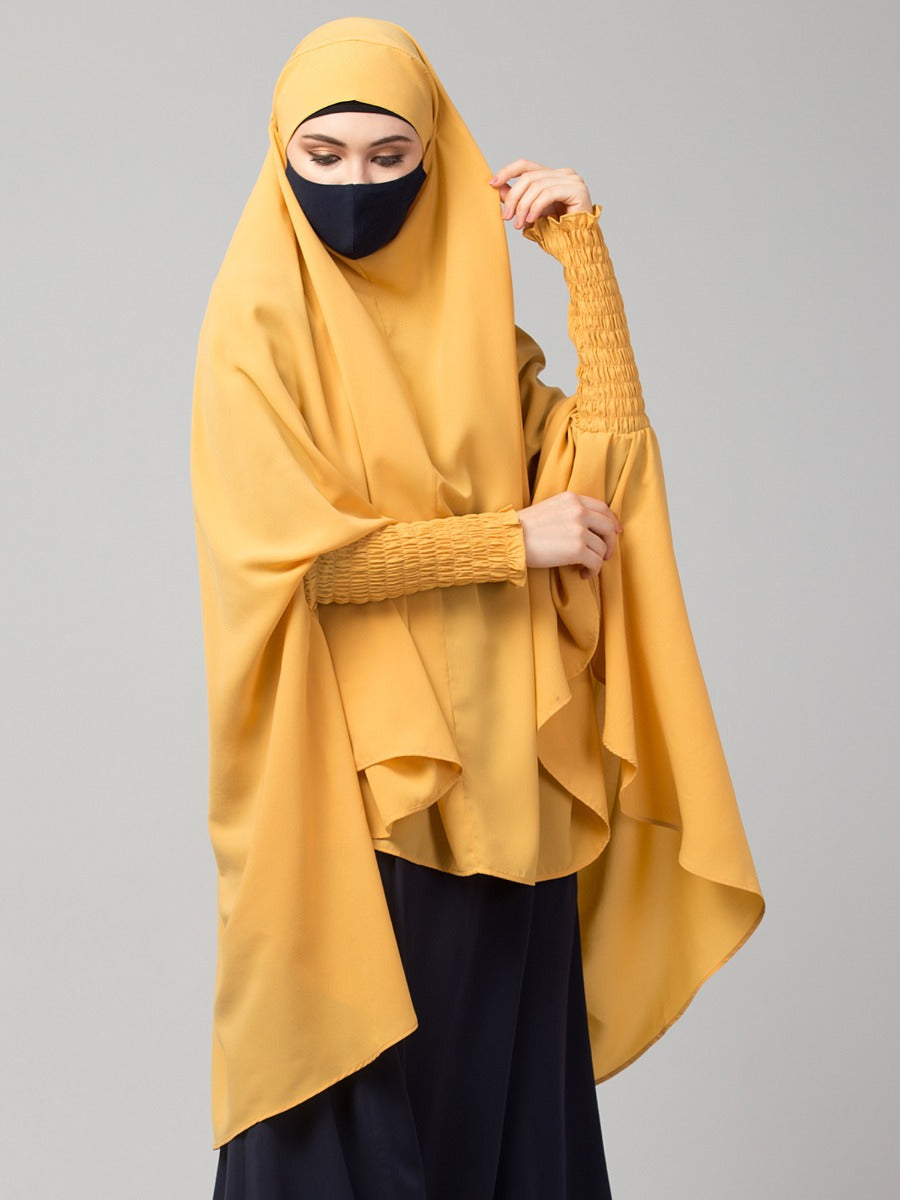 Khimar-Long Prayer Hijab With Mouth-Piece