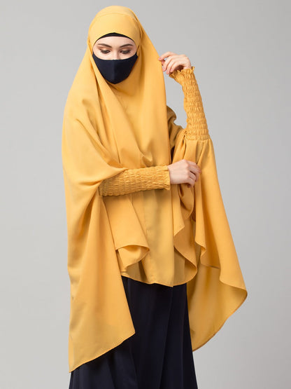 Khimar-Long Prayer Hijab With Mouth-Piece