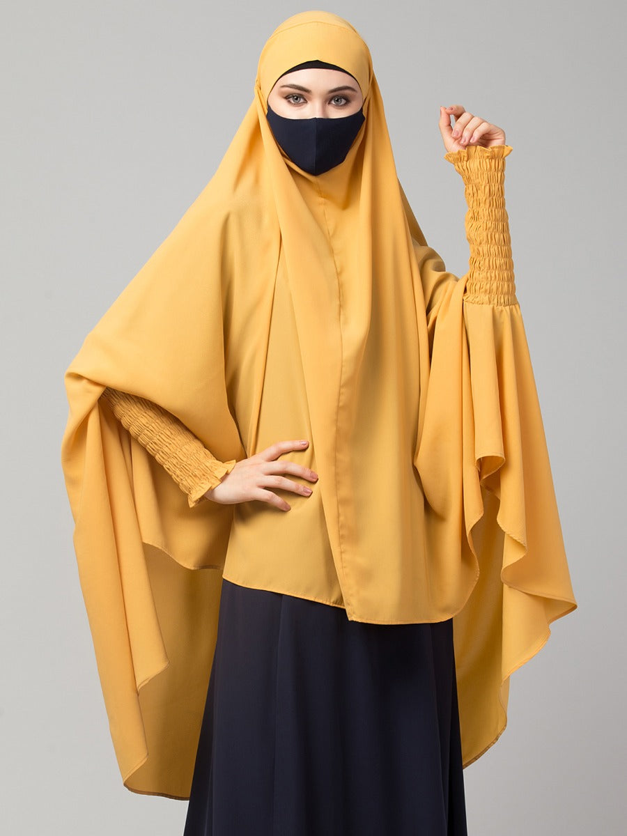 Khimar-Long Prayer Hijab With Mouth-Piece