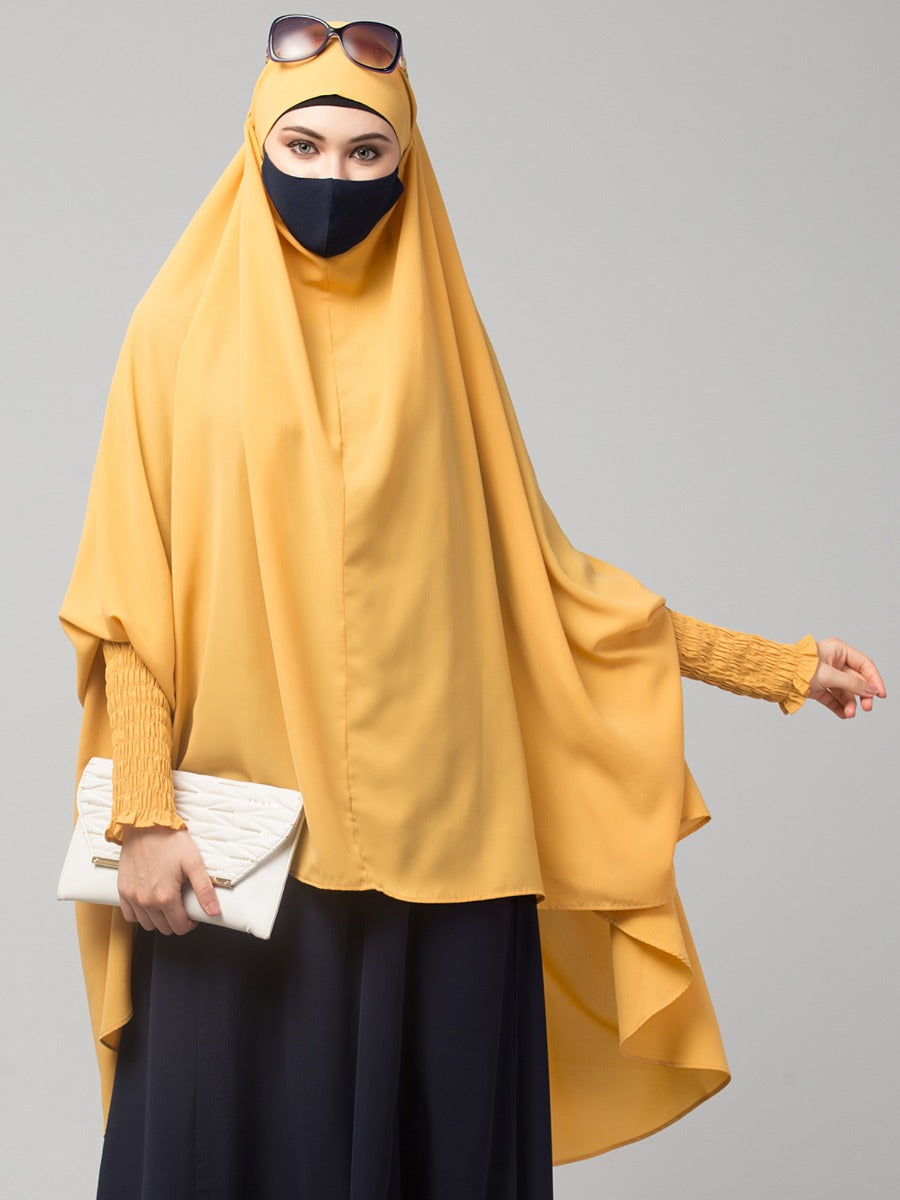 Khimar-Long Prayer Hijab With Mouth-Piece