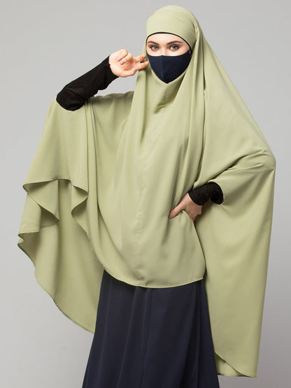 Khimar-Long Prayer Hijab With Mouth-Piece