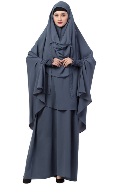 Mushkiya-Abaya Khimar Combo-Small