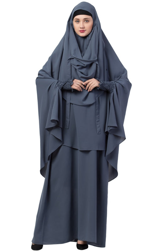 Mushkiya-Abaya Khimar Combo-Small